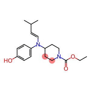 4-[(4-HYDROXY-PHENYL)-((E)-3-METHYL-BUT-1-ENYL)-AMINO]-PIPERIDINE-1-CARBOXYLIC ACID ETHYL ESTER