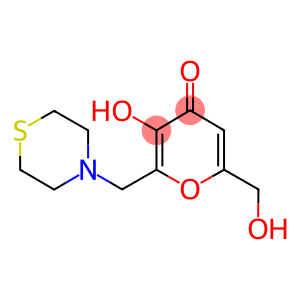 3-HYDROXY-6-(HYDROXYMETHYL)-2-(1,4-THIAZINAN-4-YLMETHYL)-4H-PYRAN-4-ONE