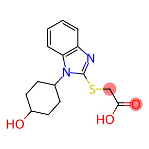 2-{[1-(4-hydroxycyclohexyl)-1H-1,3-benzodiazol-2-yl]sulfanyl}acetic acid