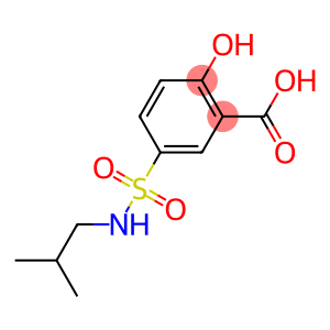 2-hydroxy-5-[(2-methylpropyl)sulfamoyl]benzoic acid