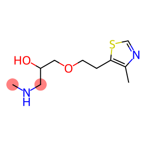 {2-hydroxy-3-[2-(4-methyl-1,3-thiazol-5-yl)ethoxy]propyl}(methyl)amine