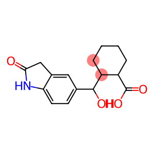 2-[hydroxy(2-oxo-2,3-dihydro-1H-indol-5-yl)methyl]cyclohexane-1-carboxylic acid