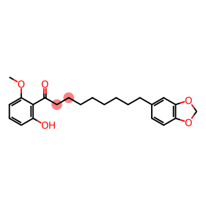 1-(2-Hydroxy-6-methoxyphenyl)-9-(1,3-benzodioxol-5-yl)nonan-1-one