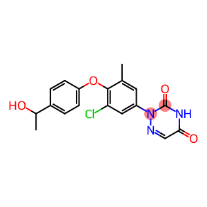 2-[4-[4-(1-Hydroxyethyl)phenoxy]-3-chloro-5-methylphenyl]-1,2,4-triazine-3,5(2H,4H)-dione