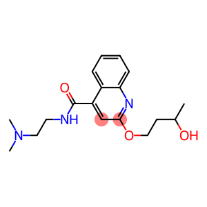 2-(3-Hydroxybutoxy)-N-[2-(dimethylamino)ethyl]-4-quinolinecarboxamide