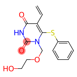 1-(2-Hydroxyethoxymethyl)-6-phenylthio-5-ethenyluracil