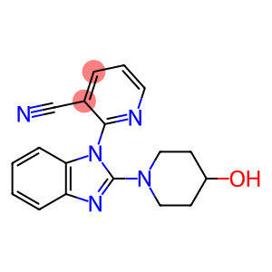2-(2-(4-羟基哌啶-1-基)-1H-苯并[D]咪唑-1-基)烟腈