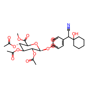 4-Hydroxy-α-(1-hydroxycyclohexyl)benzeneacetonitrile 2,3,4-Tri-O-acetyl-β-D-glucuronide Methyl Ester