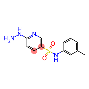 6-hydrazinyl-N-(3-methylphenyl)pyridine-3-sulfonamide