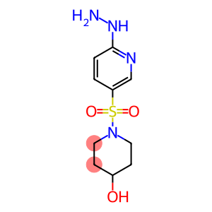 1-[(6-hydrazinylpyridine-3-)sulfonyl]piperidin-4-ol