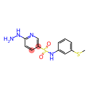 6-hydrazinyl-N-[3-(methylsulfanyl)phenyl]pyridine-3-sulfonamide