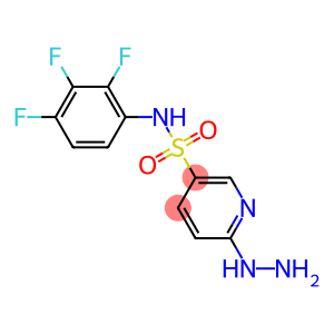 6-hydrazinyl-N-(2,3,4-trifluorophenyl)pyridine-3-sulfonamide