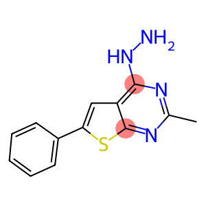 4-HYDRAZINO-2-METHYL-6-PHENYLTHIENO[2,3-D]PYRIMIDINE