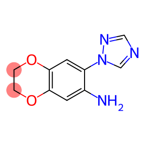 7-(1H-1,2,4-triazol-1-yl)-2,3-dihydro-1,4-benzodioxin-6-amine