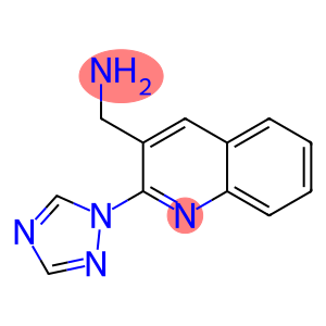 [2-(1H-1,2,4-triazol-1-yl)quinolin-3-yl]methanamine