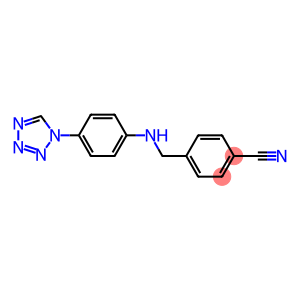 4-({[4-(1H-1,2,3,4-tetrazol-1-yl)phenyl]amino}methyl)benzonitrile