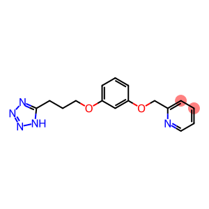 2-[3-[3-(1H-Tetrazol-5-yl)propoxy]phenoxymethyl]pyridine