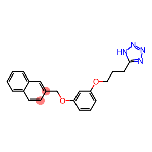 2-[3-[3-(1H-Tetrazol-5-yl)propoxy]phenoxymethyl]naphthalene