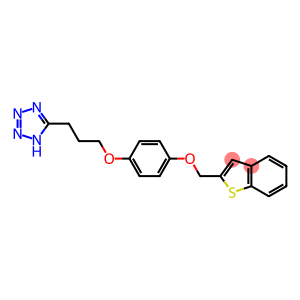 2-[4-[3-(1H-Tetrazol-5-yl)propoxy]phenoxymethyl]benzo[b]thiophene