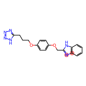 2-[4-[3-(1H-Tetrazol-5-yl)propoxy]phenoxymethyl]1H-benzimidazole