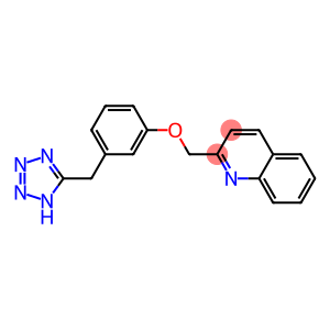 2-[3-(1H-Tetrazol-5-ylmethyl)phenoxymethyl]quinoline