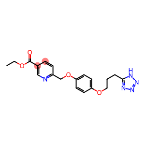 6-[4-[3-(1H-Tetrazol-5-yl)propoxy]phenoxymethyl]pyridine-3-carboxylic acid ethyl ester