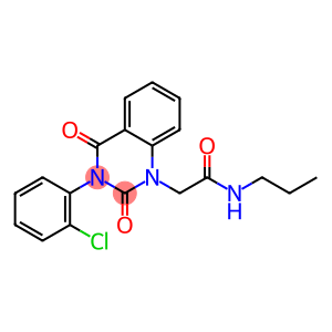 1(2H)-Quinazolineacetamide,  3-(2-chlorophenyl)-3,4-dihydro-2,4-dioxo-N-propyl-