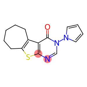 3-(1H-pyrrol-1-yl)-3,5,6,7,8,9-hexahydro-4H-cyclohepta[4,5]thieno[2,3-d]pyrimidin-4-one