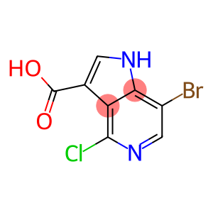 1H-Pyrrolo[3,2-c]pyridine-3-carboxylic  acid,  7-bromo-4-chloro-