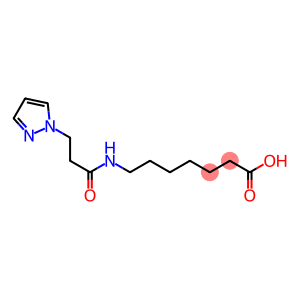 7-[3-(1H-pyrazol-1-yl)propanamido]heptanoic acid