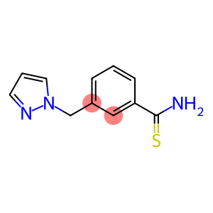 3-(1H-pyrazol-1-ylmethyl)benzenecarbothioamide