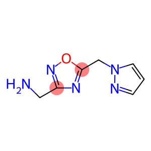 ([5-(1H-PYRAZOL-1-YLMETHYL)-1,2,4-OXADIAZOL-3-YL]METHYL)AMINE