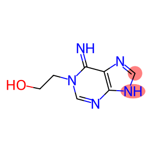 1H-Purine-1-ethanol,  6,9-dihydro-6-imino-