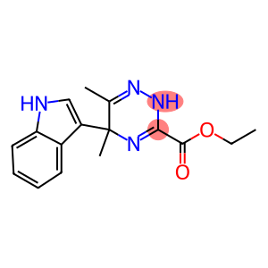 5-(1H-Indol-3-yl)-3-(ethoxycarbonyl)-5-methyl-6-methyl-2,5-dihydro-1,2,4-triazine