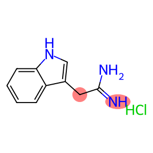 2-(1H-Indol-3-yl)-acetamidine HCl