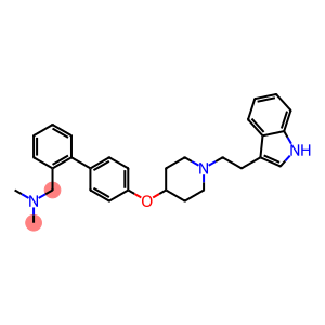 1-[4'-((1-[2-(1H-INDOL-3-YL)ETHYL]PIPERIDIN-4-YL)OXY)BIPHENYL-2-YL]-N,N-DIMETHYLMETHANAMINE