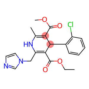 6-(1H-Imidazol-1-ylmethyl)-4-(2-chlorophenyl)-2-methyl-1,4-dihydropyridine-3,5-dicarboxylic acid 3-methyl 5-ethyl ester