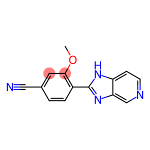 4-(1H-Imidazo[4,5-c]pyridin-2-yl)-3-methoxybenzene-1-carbonitrile