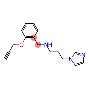 [3-(1H-imidazol-1-yl)propyl]({[2-(prop-2-yn-1-yloxy)phenyl]methyl})amine