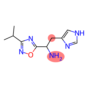 2-(1H-imidazol-4-yl)-1-[3-(propan-2-yl)-1,2,4-oxadiazol-5-yl]ethan-1-amine