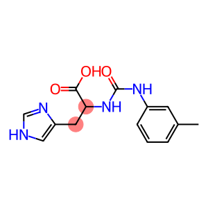 3-(1H-imidazol-4-yl)-2-({[(3-methylphenyl)amino]carbonyl}amino)propanoic acid