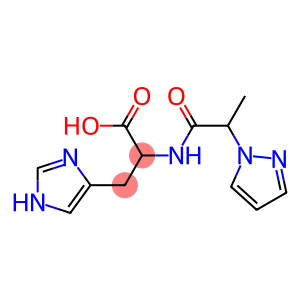 3-(1H-imidazol-4-yl)-2-[2-(1H-pyrazol-1-yl)propanamido]propanoic acid