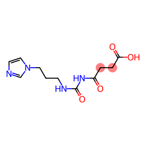 4-({[3-(1H-imidazol-1-yl)propyl]carbamoyl}amino)-4-oxobutanoic acid