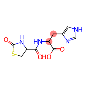 3-(1H-imidazol-4-yl)-2-[(2-oxo-1,3-thiazolidin-4-yl)formamido]propanoic acid