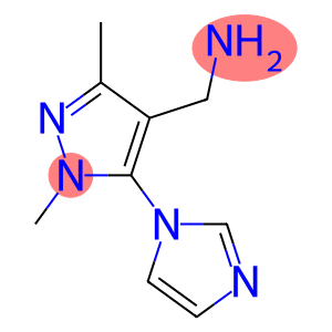 [5-(1H-imidazol-1-yl)-1,3-dimethyl-1H-pyrazol-4-yl]methanamine