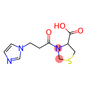 3-[3-(1H-imidazol-1-yl)propanoyl]-1,3-thiazolidine-4-carboxylic acid