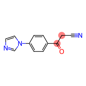 3-(4-(1H-imidazol-1-yl)phenyl)-3-oxopropanenitrile