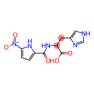 3-(1H-imidazol-4-yl)-2-[(5-nitro-1H-pyrrol-2-yl)formamido]propanoic acid