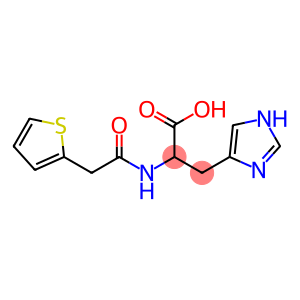 3-(1H-imidazol-4-yl)-2-[(thien-2-ylacetyl)amino]propanoic acid