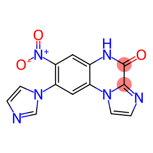 8-(1H-imidazol-1-yl)-7-nitro-4(5H)-imidazo(1,2-a)quinoxalinone